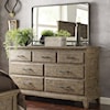 Kincaid Furniture Plank Road Farmstead Dresser + Westwood Mirror Set
