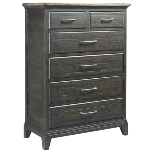 Devine Solid Wood Drawer Chest with Removable Wood Drawer Dividers                              