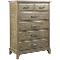 Devine Solid Wood Drawer Chest with Removable Wood Drawer Dividers                              