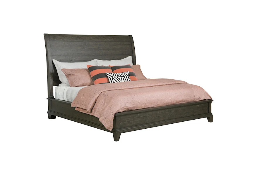 Plank Road Eastburn Sleigh Queen Bed     by Kincaid Furniture at Malouf Furniture Co.