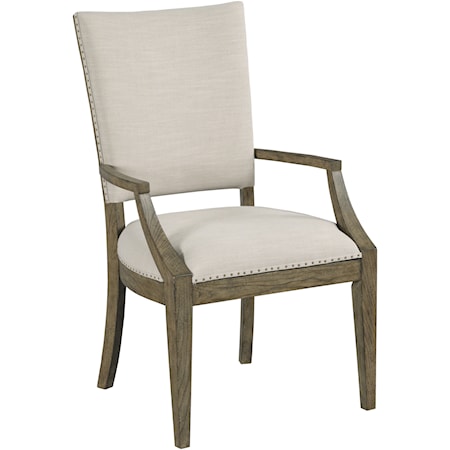 Howell Upholstered Dining Arm Chair                                  