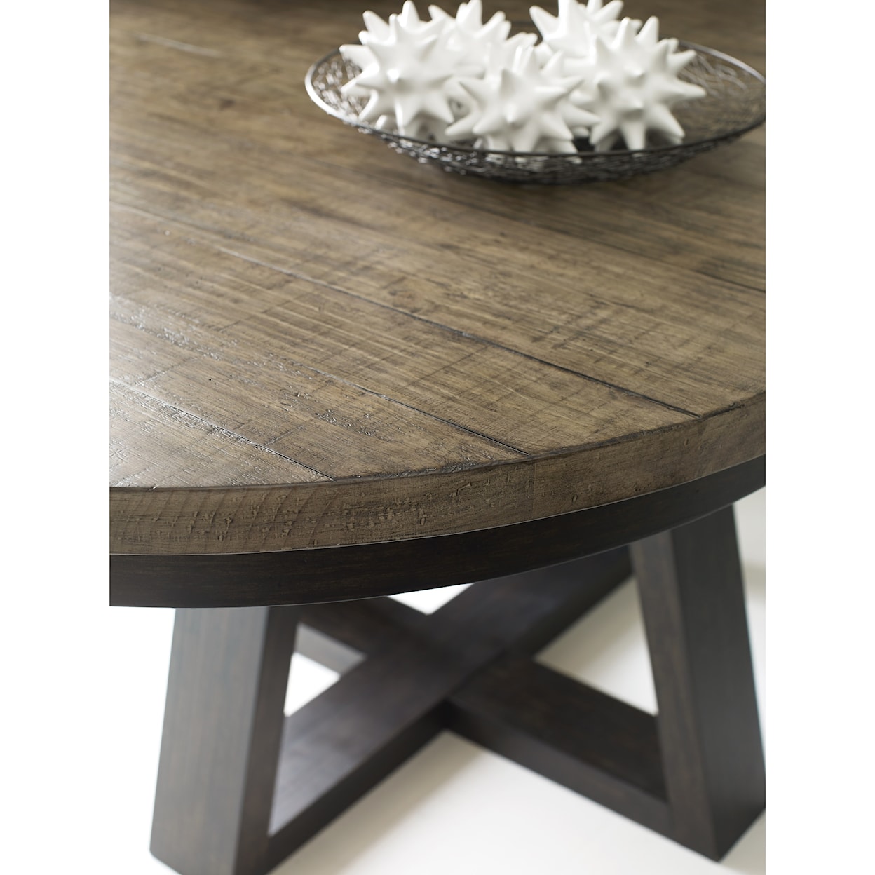Kincaid Furniture Plank Road Button Dining Table                         
