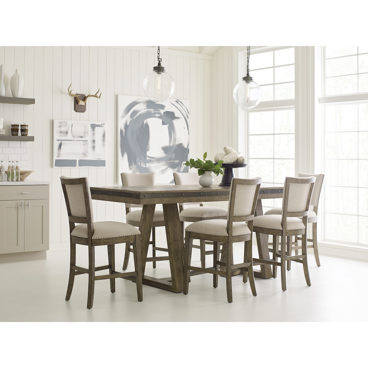 Kincaid Furniture Plank Road Kimler Counter Height Dining Table