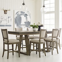 Seven Piece Counter Height Dining Set