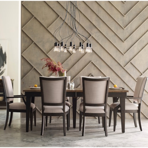 Seven Piece Dining Set with Rankin Table and Howell Chairs
