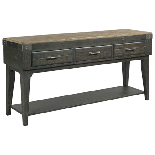 Artisans Solid Wood Sideboard with Three Drawers                                
