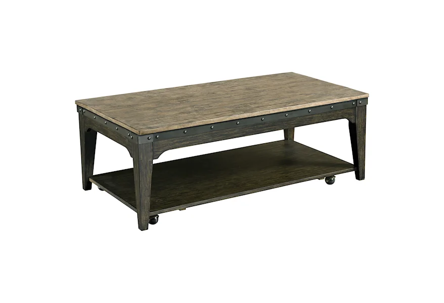 Plank Road Artisans Rectangular Cocktail Table          by Kincaid Furniture at Sheely's Furniture & Appliance