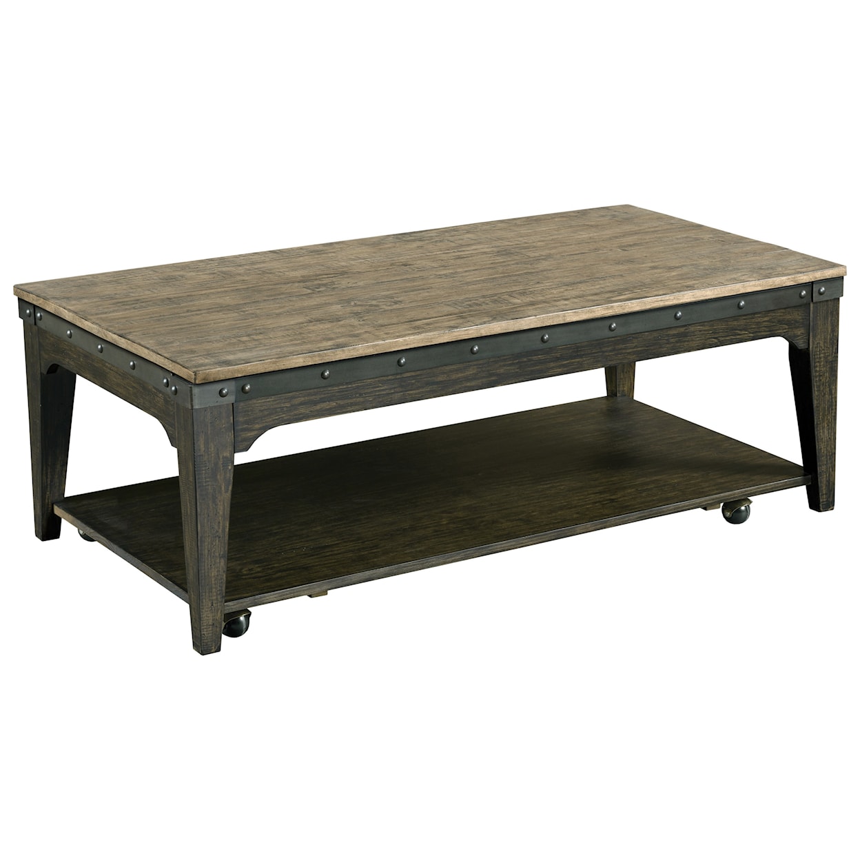 Kincaid Furniture Plank Road Artisans Rectangular Cocktail Table         