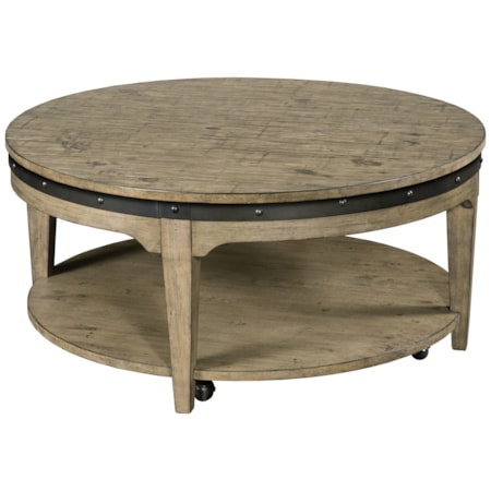 Artisans Round Cocktail Table
