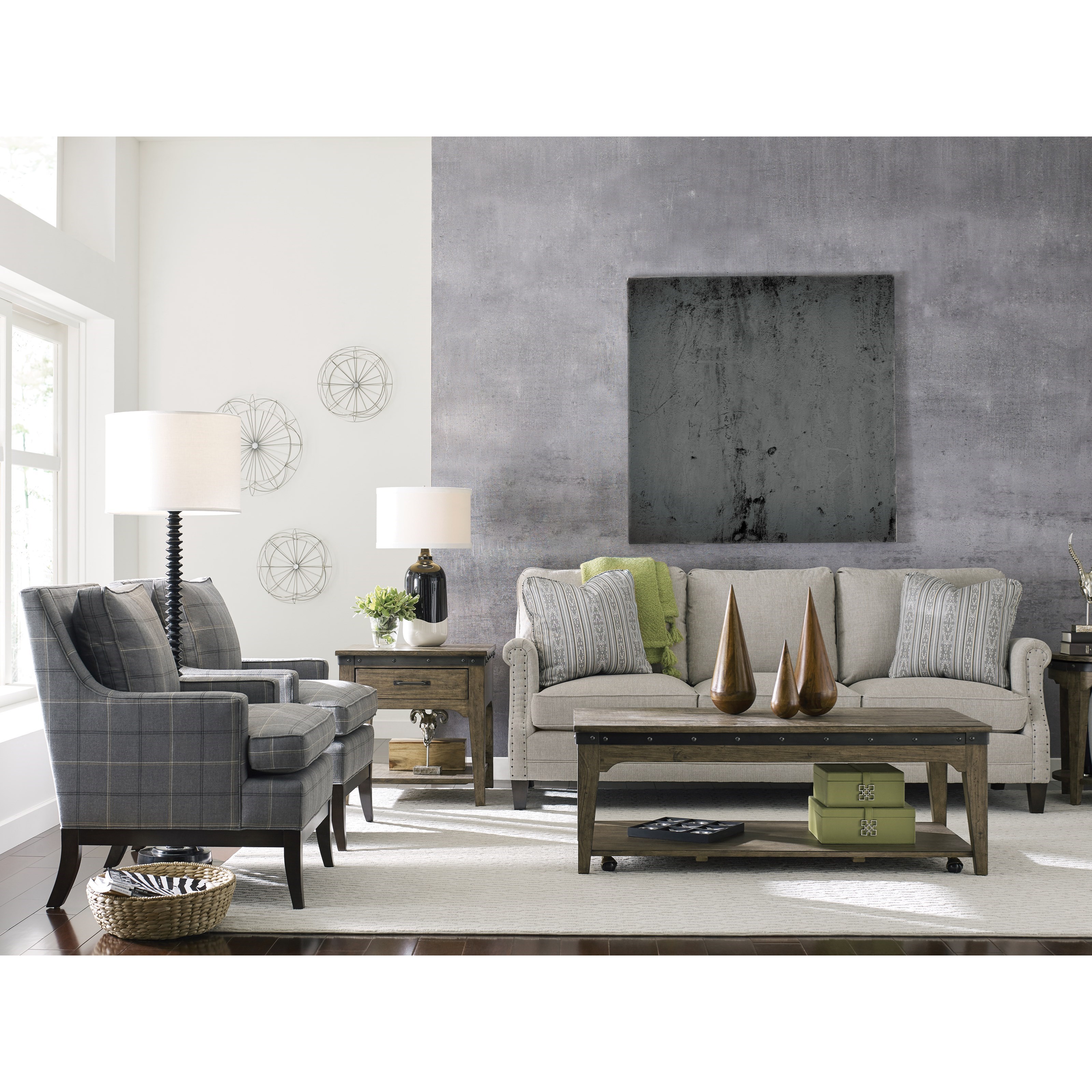 Kincaid Furniture Plank Road Artisans Chairside Table                    