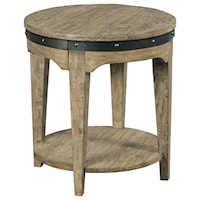 Artisans Round Solid Wood End Table                          