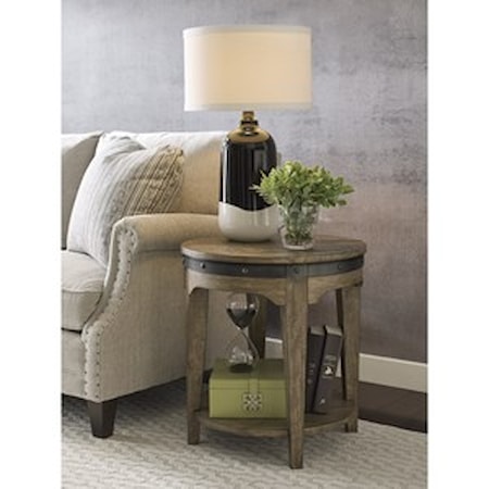 Artisans Round End Table                    