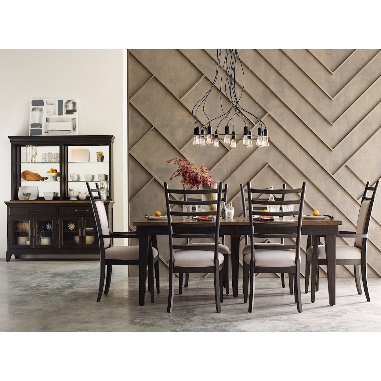 Kincaid Furniture Plank Road Formal Dining Room Group