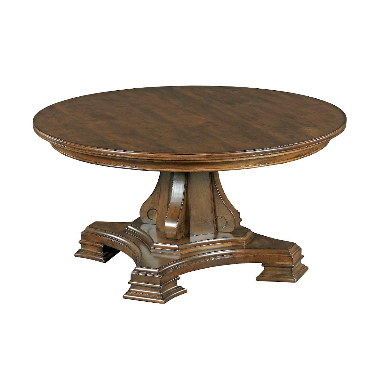 Kincaid Furniture Portolone Round Pedestal Cocktail Table