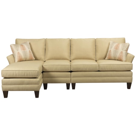 <b>Custom</b>3 Pc Sectional w/ RAF Chaise