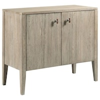 Contemporary Solid Wood Door Chest