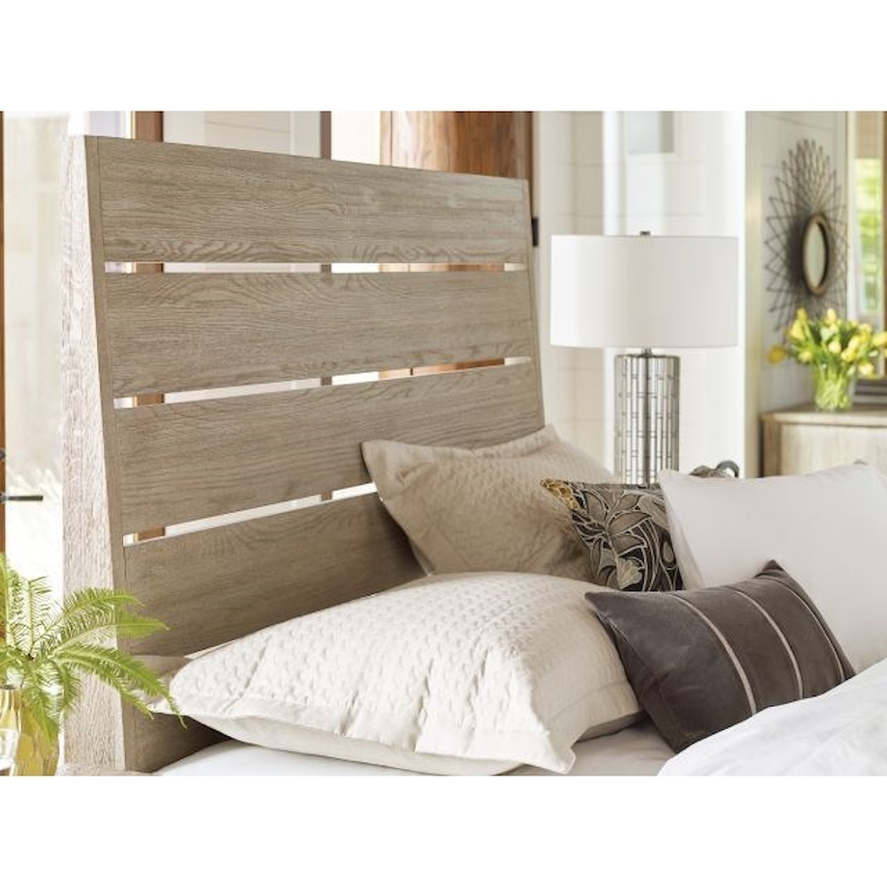 Kincaid Furniture Symmetry Incline Oak Queen Bed