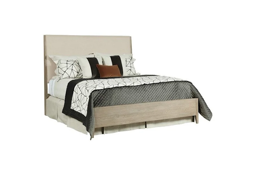 Symmetry Incline Queen Upholstered Bed by Kincaid Furniture at Malouf Furniture Co.