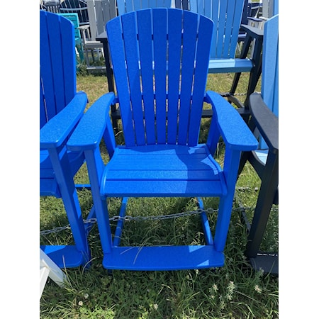 Bayside Balcony Chair Blue Poly