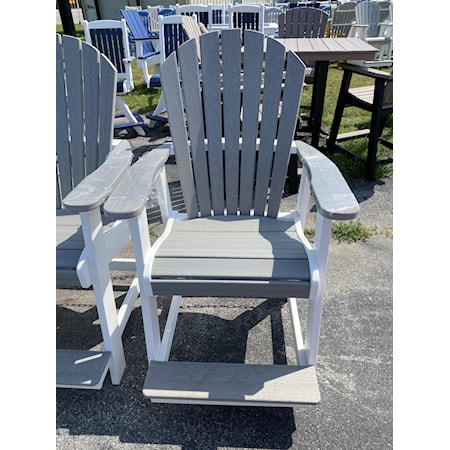 Balcony Chair | Bayside, White/Driftwood