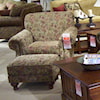 King Hickory 4200 Rolled arm chair and ottoman