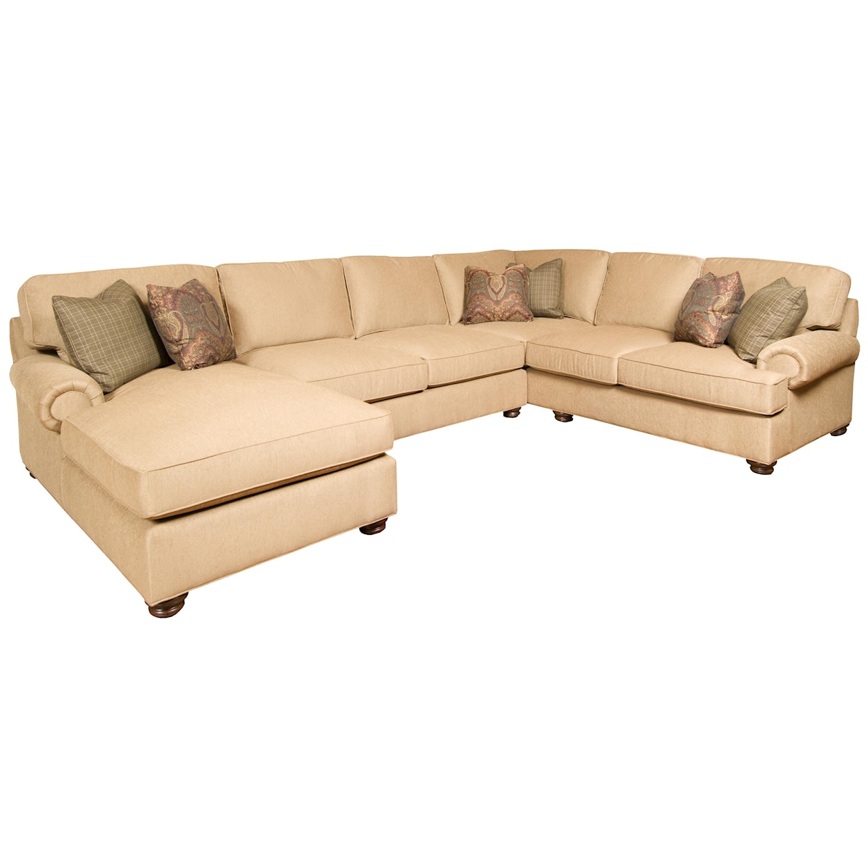 King Hickory Henson 3- Piece Customizable Sectional