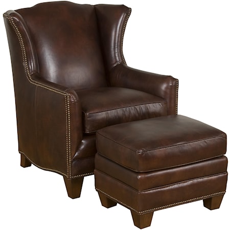 Athens Accent Chair & Ottoman