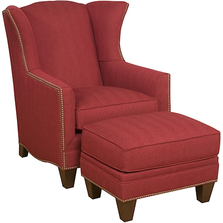 Athens Accent Chair & Ottoman