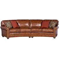 Transitional Sectional with Nailhead Trim