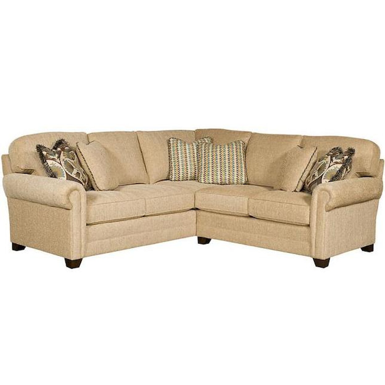 King Hickory Winston Transitional Sectional