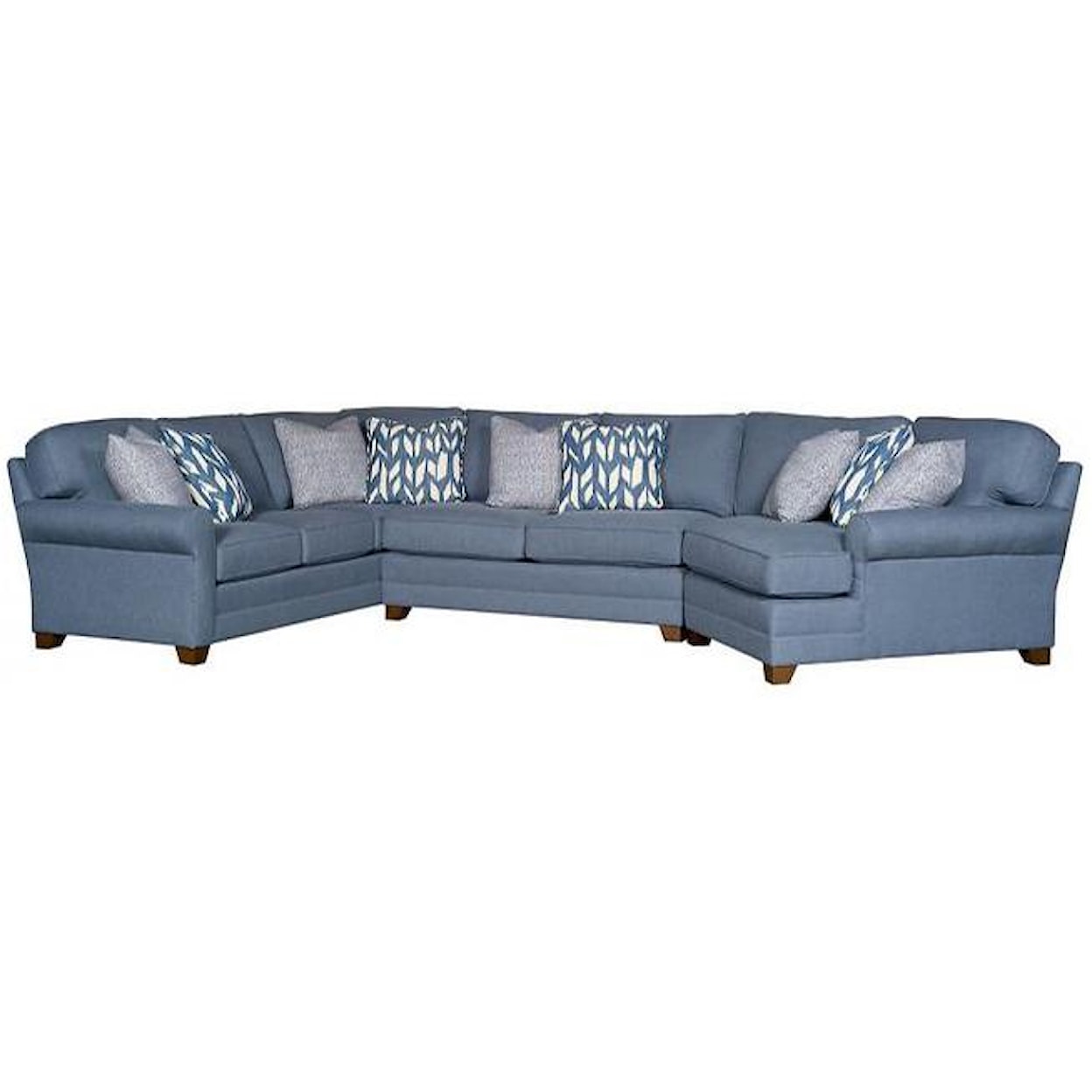 King Hickory Winston Transitional Sectional