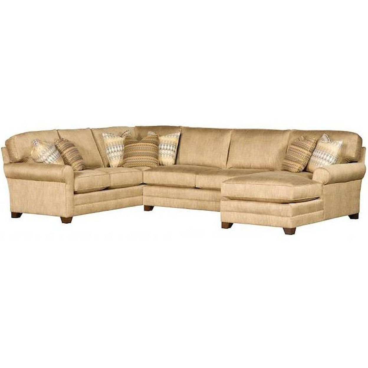 King Hickory Winston Transitional Sectional