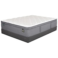 Twin XL Euro Top Pocketed Coil Mattress and Foundation