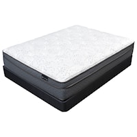 Twin Extra Long Euro Top Encase Coil Mattress and 9" Luxury Black Foundation