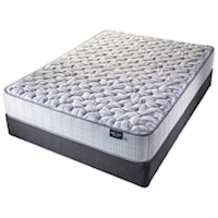 Full 11" Firm Encased Coil Mattress and 5" Low Profile Wood Foundation