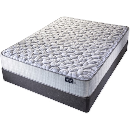 King 11" Firm Encased Coil Mattress and 9" Wood Foundation