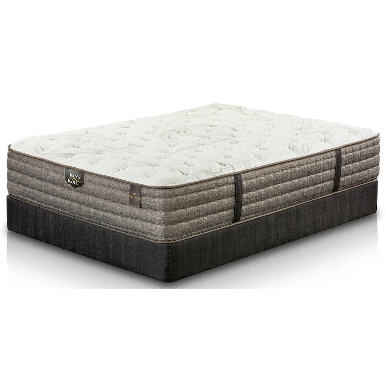 King Koil Kingsley Plush Cal King Plush Mattress Set