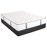 Twin Firm Pocketed Coil Mattress and Low Profile Wood Foundation