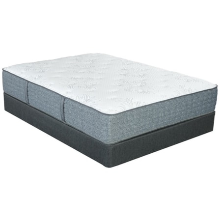Cal King 12 1/2" Cushion Firm Mattress Set