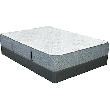 Twin 11" Extra Firm Pocketed Coil Mattress and Nordic Wood Foundation