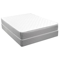 Full XL Firm Mattress and Low Profile Wood Foundation