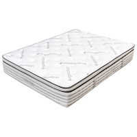Twin Extra Long 13" Cushion Firm Euro Top Pocketed Coil Mattress