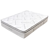 King 13" Cushion Firm Euro Top Pocketed Coil Mattress