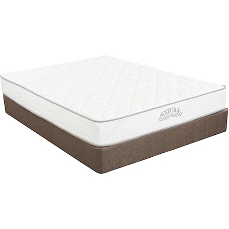 Twin 9" Firm Latex Mattress and Natura Box Spring