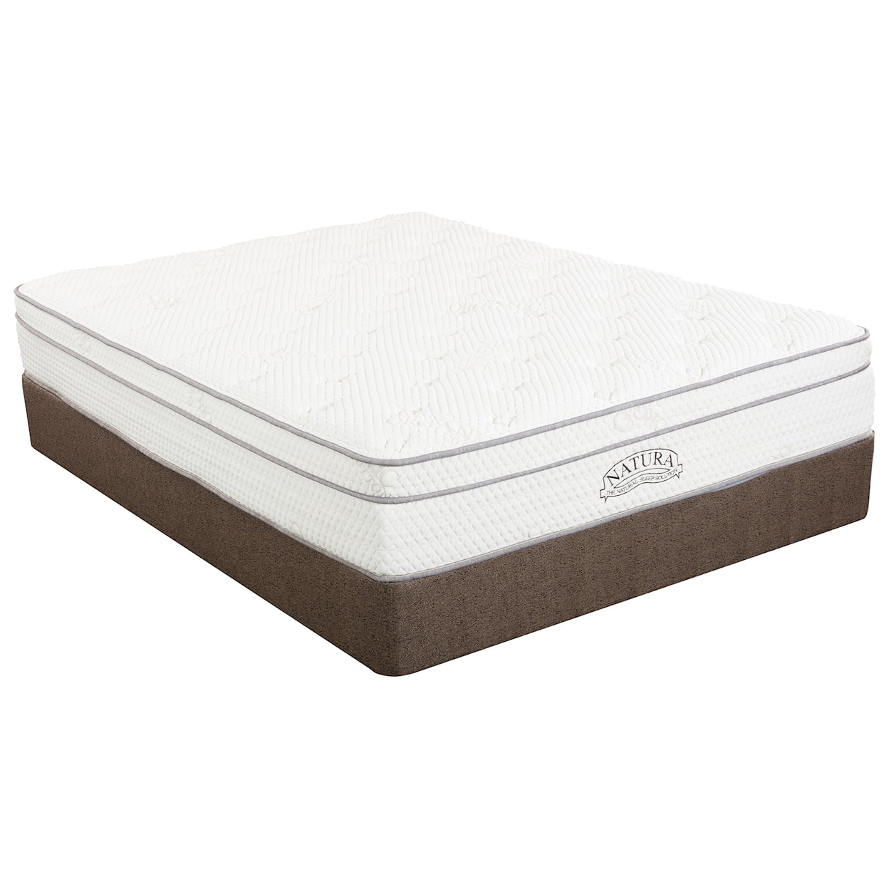 King Koil Natura Twilight Plush Twin 11" Plush Latex Mattress Set