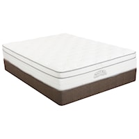 King 11" Plush Latex Mattress and Natura Box Spring