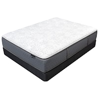 Full 13" Plush Pocketed Coil Mattress and 9" Wood Foundation