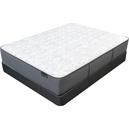 Twin 12" Extra Firm Pocketed Coil Mattress and 9" Wood Foundation