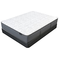 Twin Extra Long Extra Firm Encased Coil Mattress and 9" Luxury Black Foundation