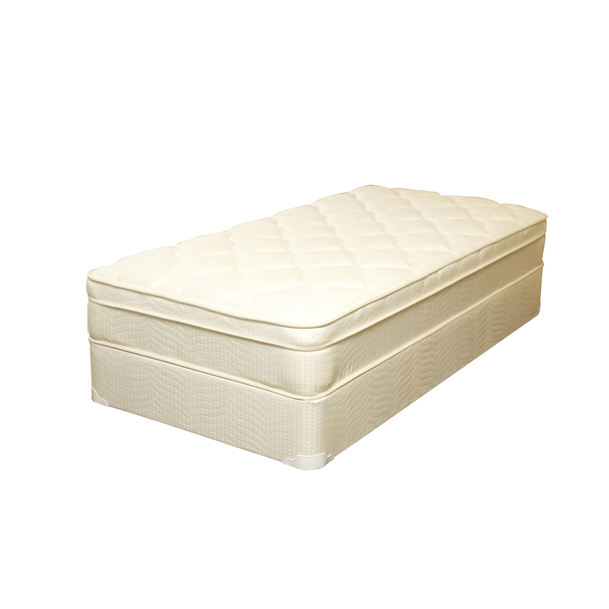 King Koil Spine Support - Camille Full Euro Top Mattress Set